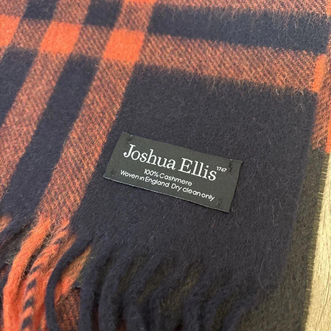 Joshua Ellis ジョシュアエリス 100%カシミヤ マフラー