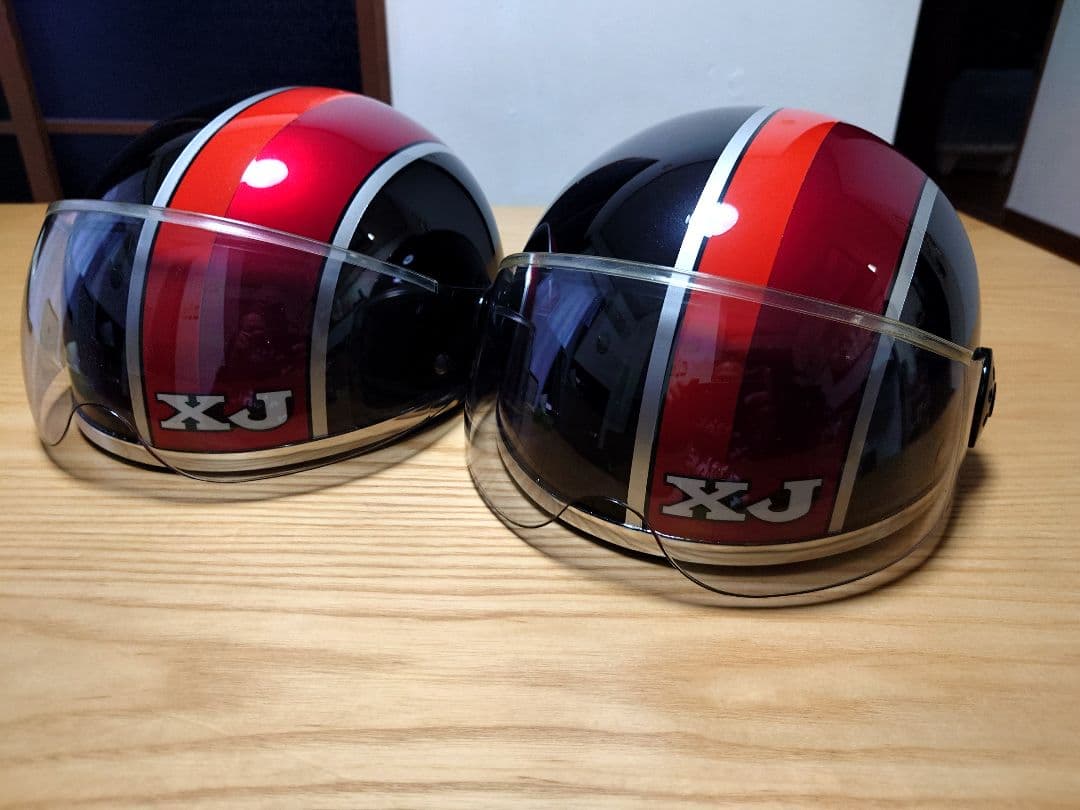 XJ400Dカラー カスタ厶 リード工業O-ONE ハーフヘルメット 2個セット
