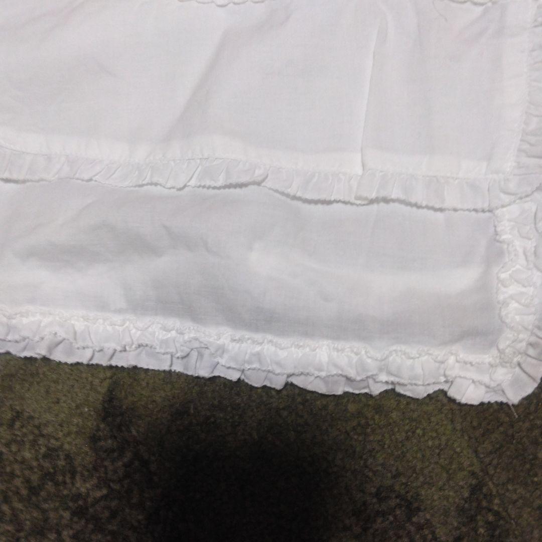 夏セール　ピンクハウス　美品ホワイト フリル付き 半袖ブラウス