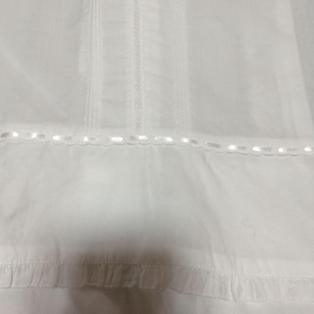 夏セール　ピンクハウス　美品ホワイト フリル付き 半袖ブラウス