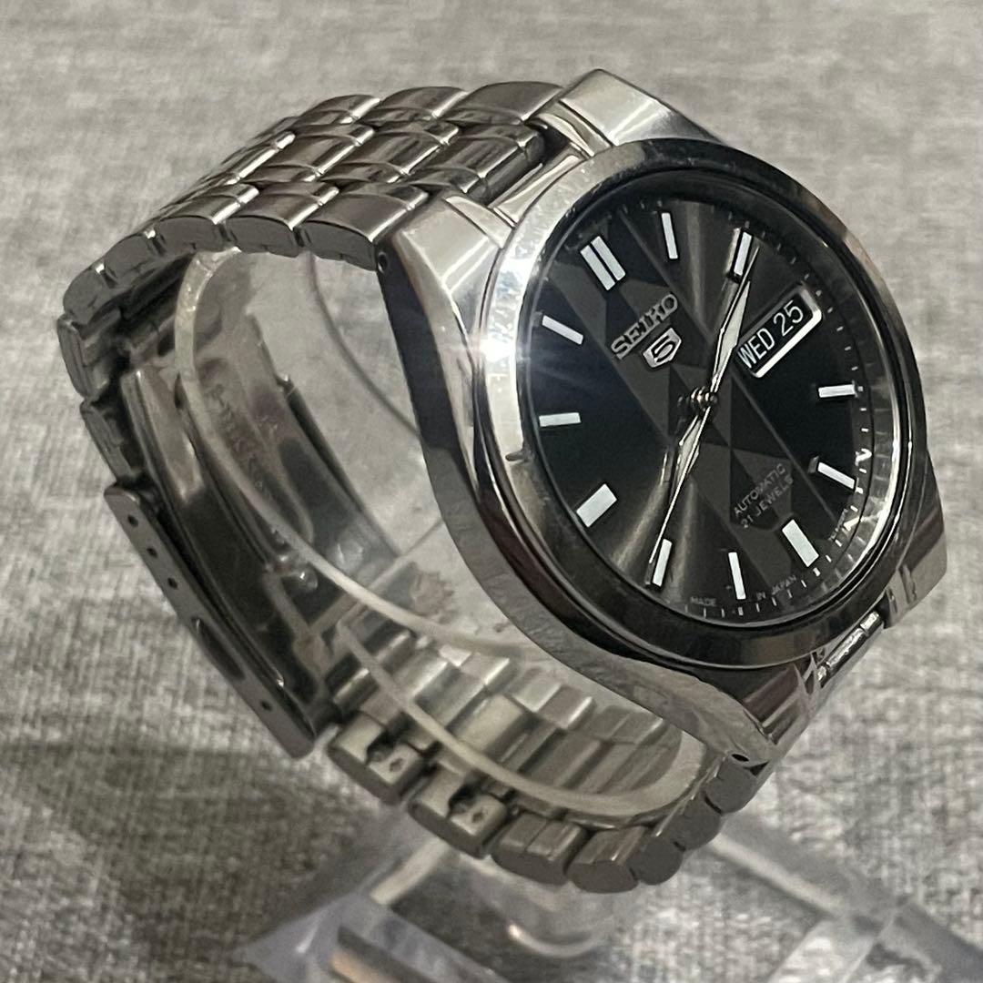 カ*ン様 SEIKO 自動巻き腕時計 セイコー5 裏スケルトン 7S26-03E
