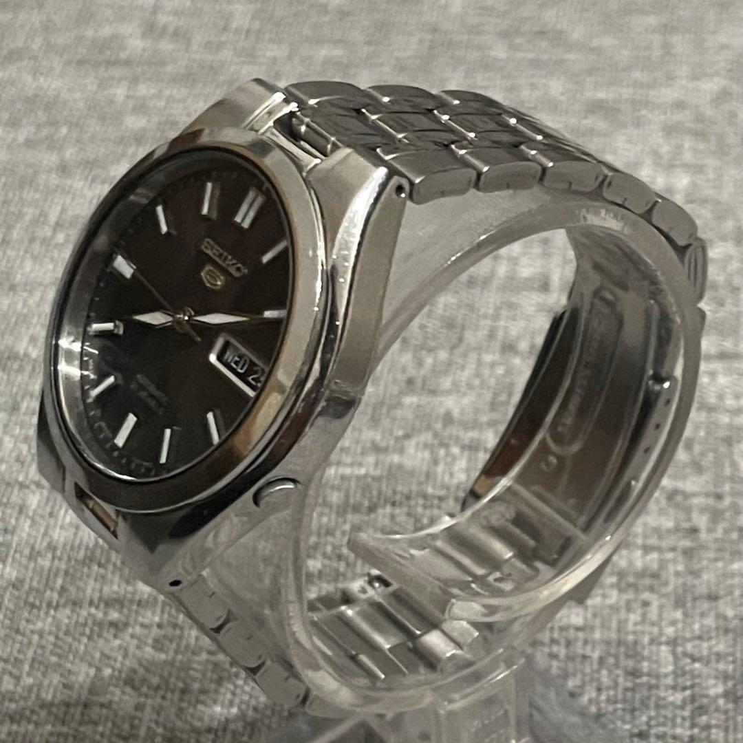 カ*ン様 SEIKO 自動巻き腕時計 セイコー5 裏スケルトン 7S26-03E