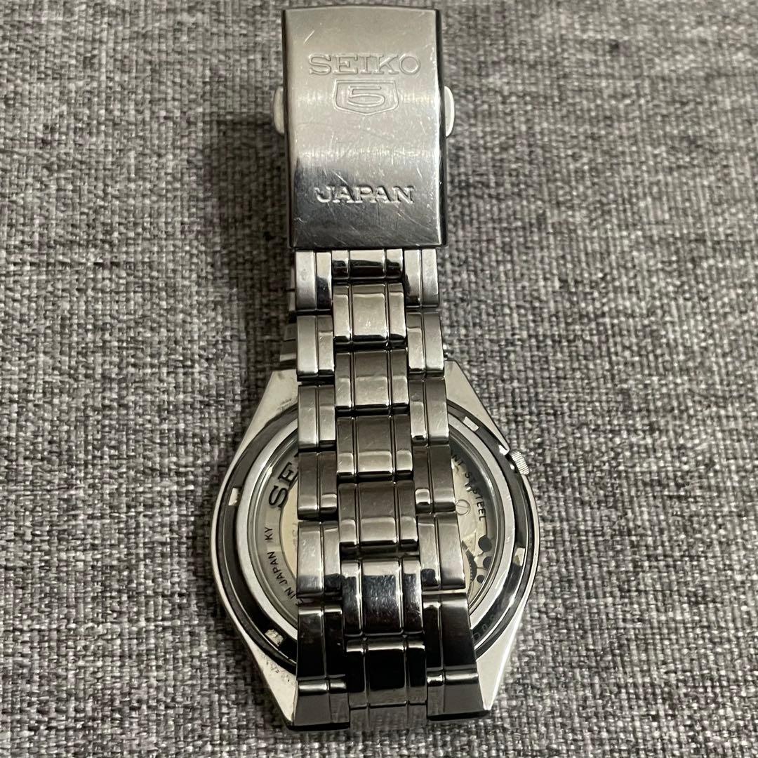 カ*ン様 SEIKO 自動巻き腕時計 セイコー5 裏スケルトン 7S26-03E
