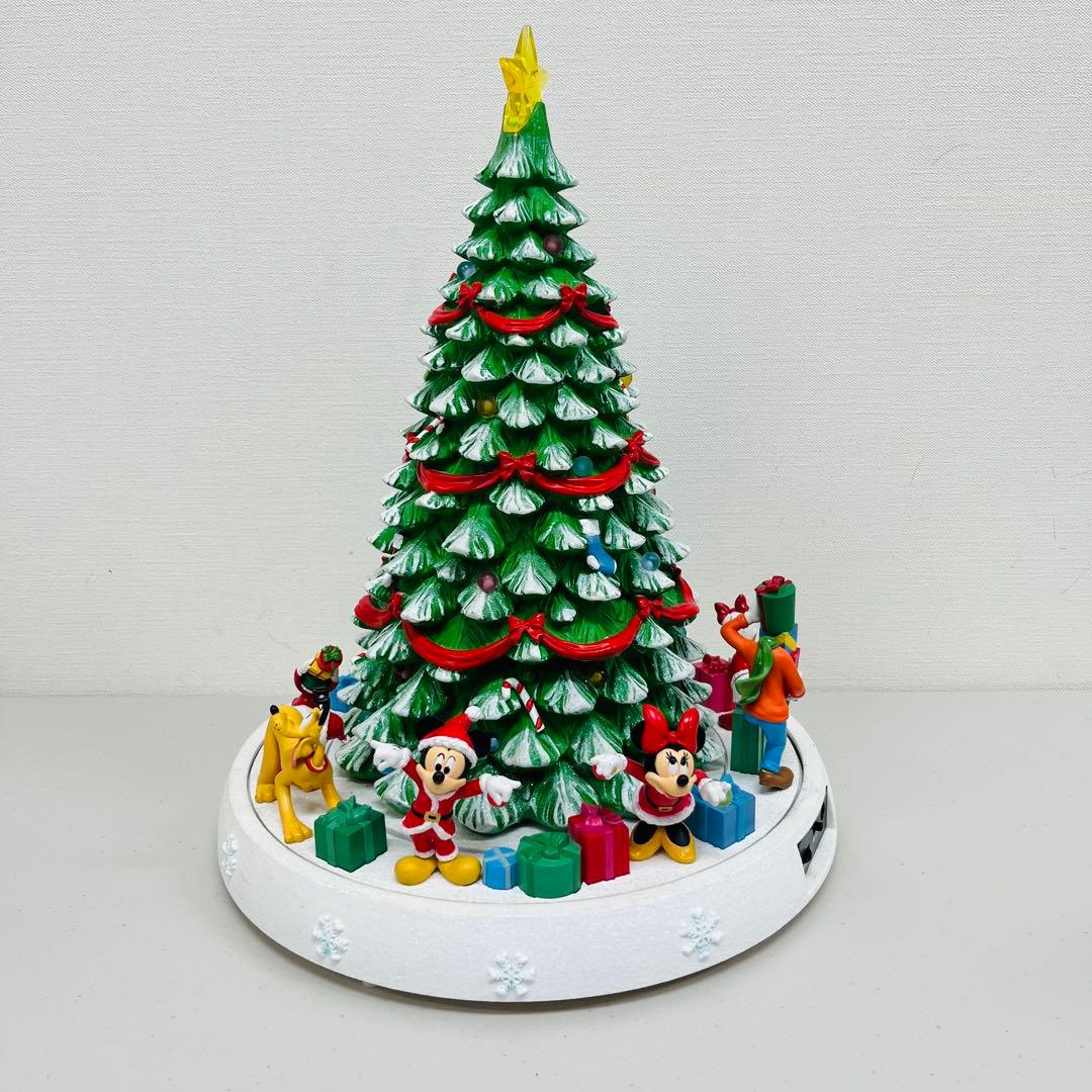コストコ ディズニー クリスマス 回転ツリー ライト&ミュージック付き
