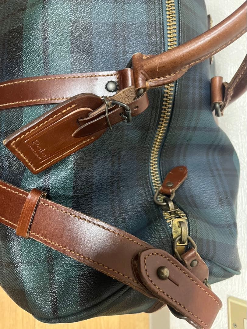 美品 POLO RALPH LAUREN 2WAY ボストンバッグ