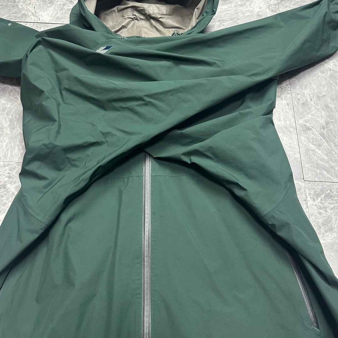 モンベル　ゴアテックス　レイントレッカー　グリーン　マウンテンパーカー　L 希少
