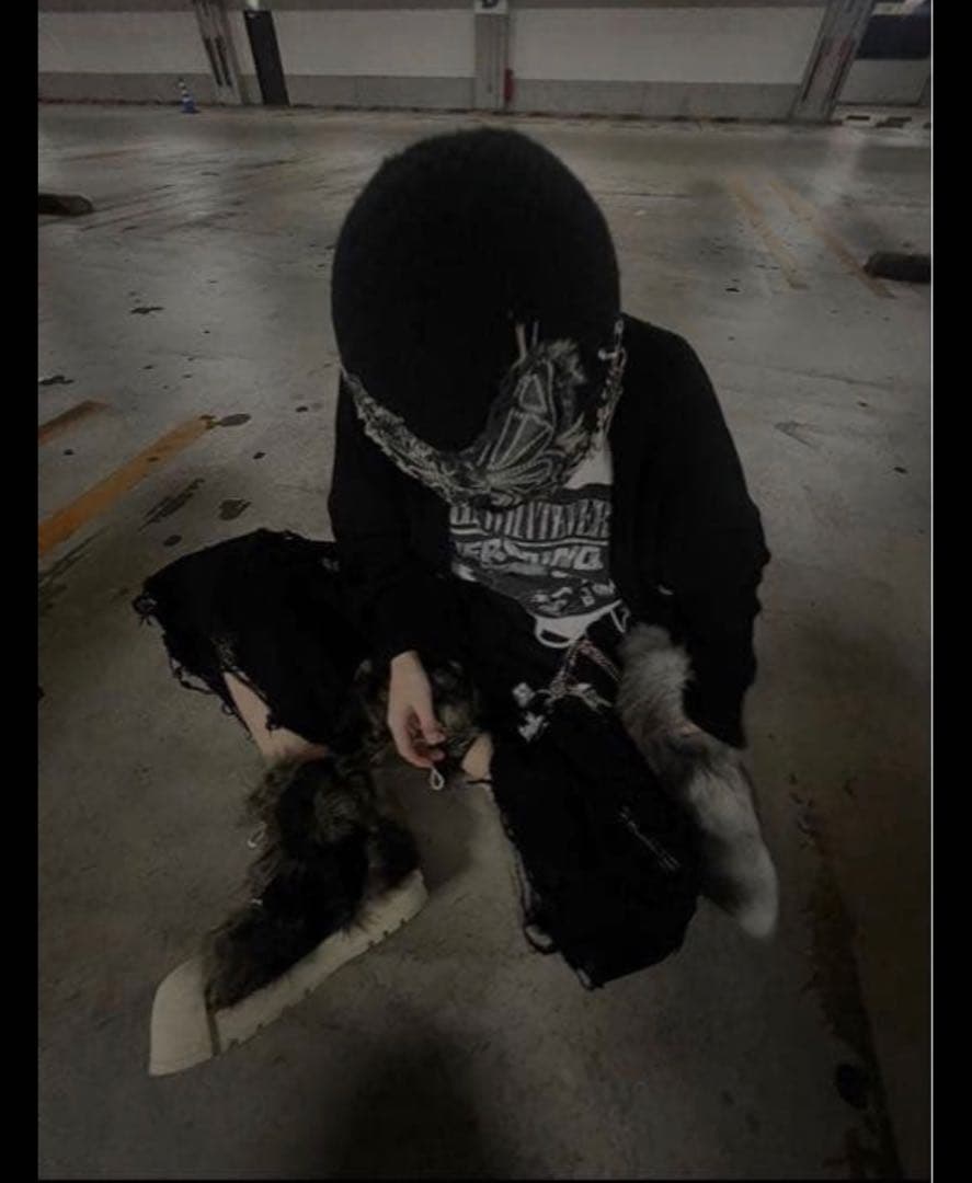 [完売モデル]27.5センチ FVVO x ROCKSTA ダークグレー ファー