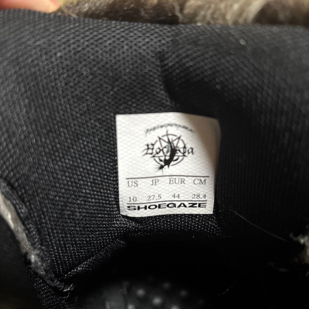 [完売モデル]27.5センチ FVVO x ROCKSTA ダークグレー ファー