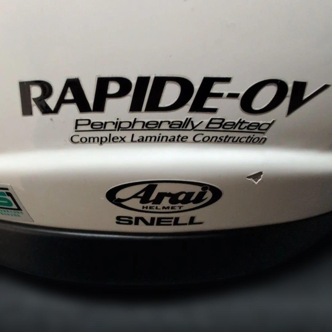 Arai RAPIDE-OV フルフェイスヘルメット ホワイト 57-58