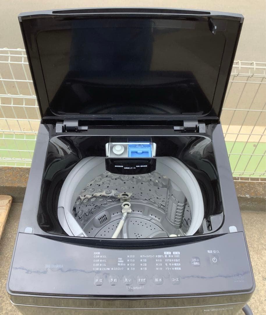 ゆゆ2023年製アイリスオーヤマ 洗濯機 IAW-T605BL 6kg