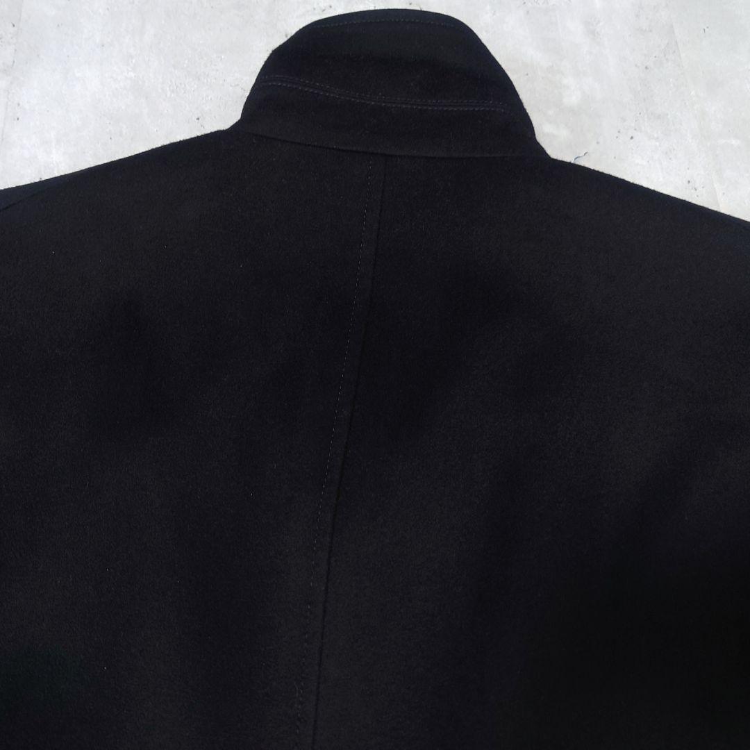 D'URBAN ロロピアーナ DOESKIN スタンドカラーコート LL 黒