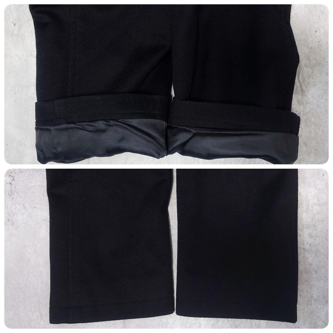 D'URBAN ロロピアーナ DOESKIN スタンドカラーコート LL 黒