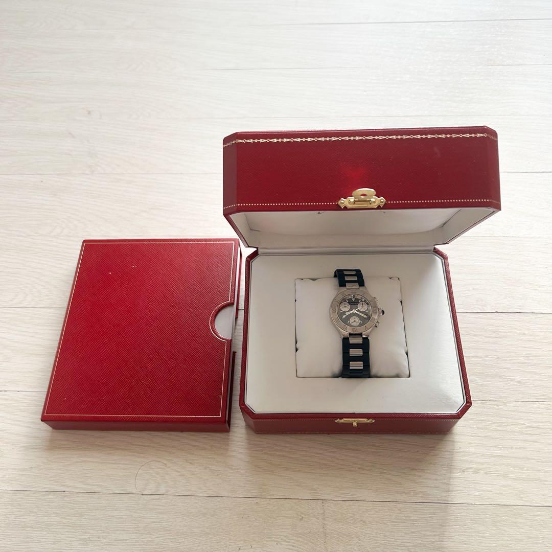 カルティエ ヴァンテアン 21 クロノスカフ SM クォーツ W10198U2