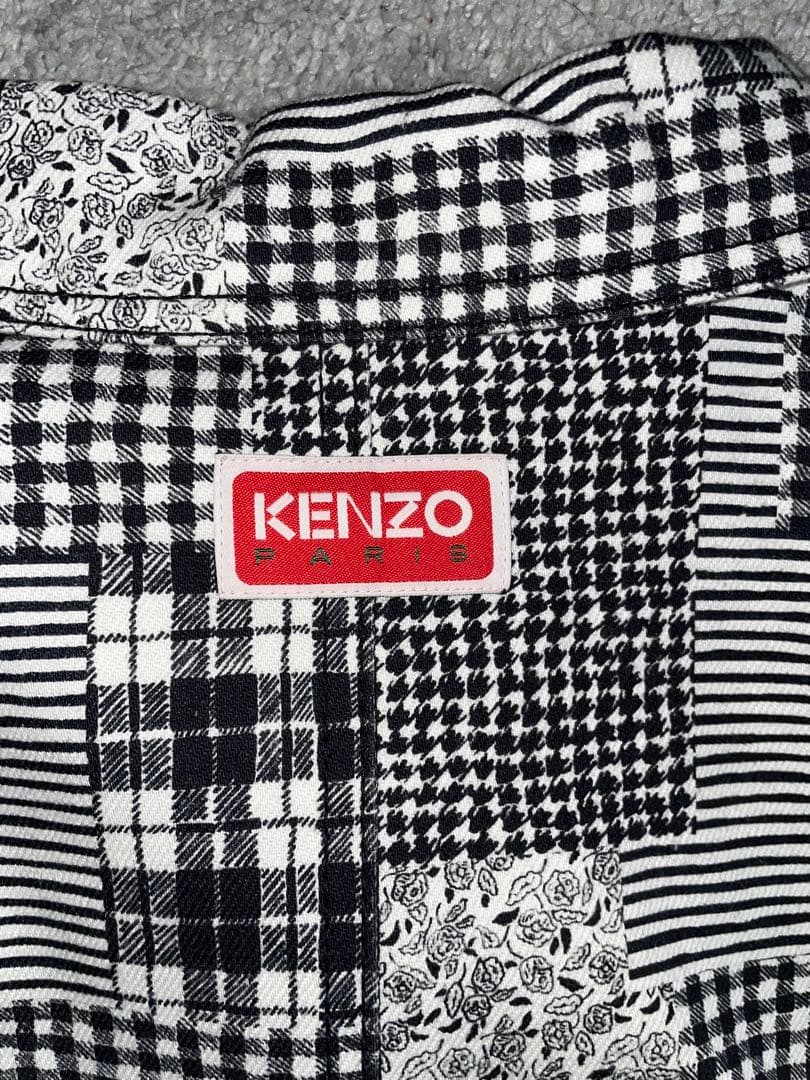 23SS KENZO パッチワーク　カバーオール　NIGO期
