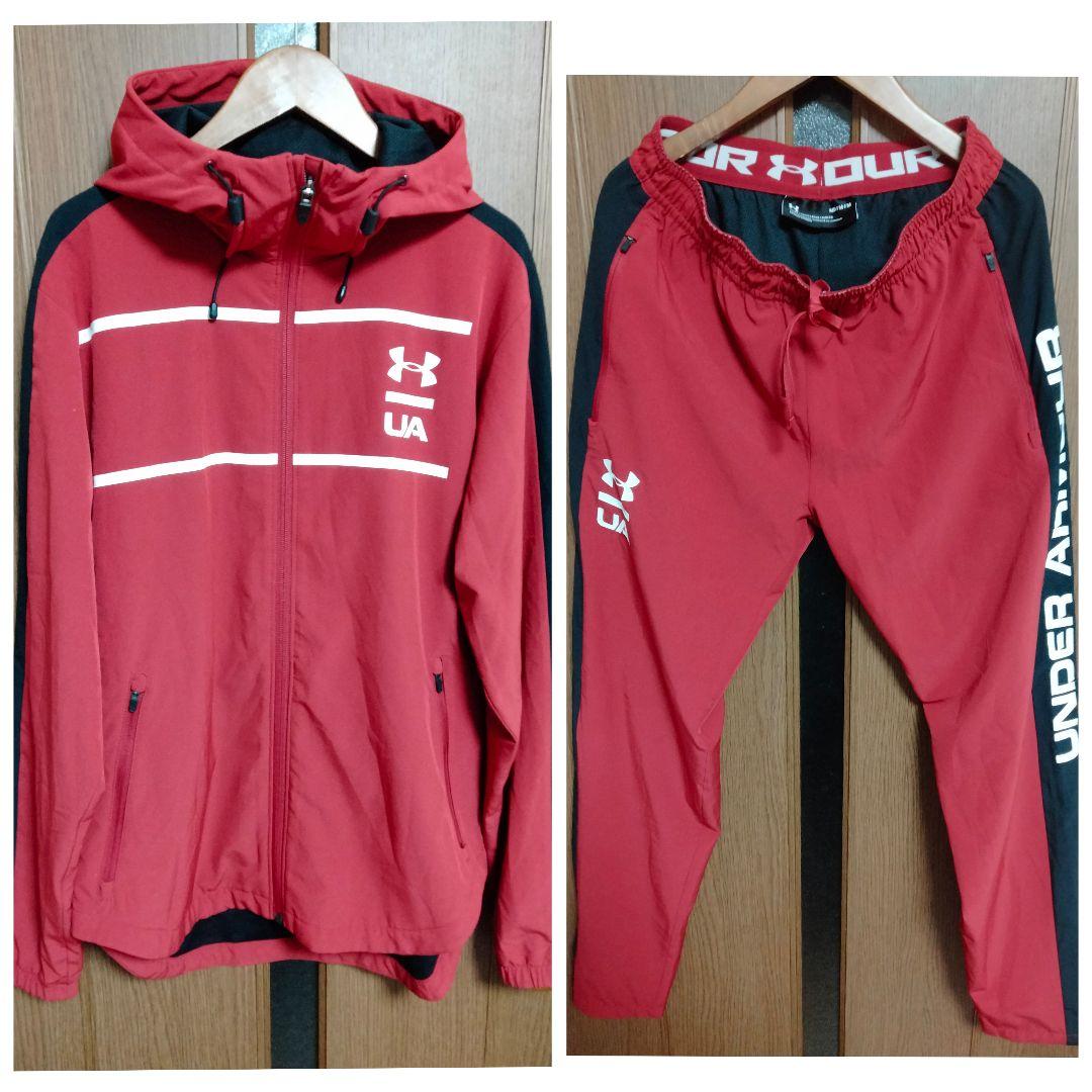 アンダーアーマー メンズ ストレッチウーブン ウィンドジャケット&パンツ 上下