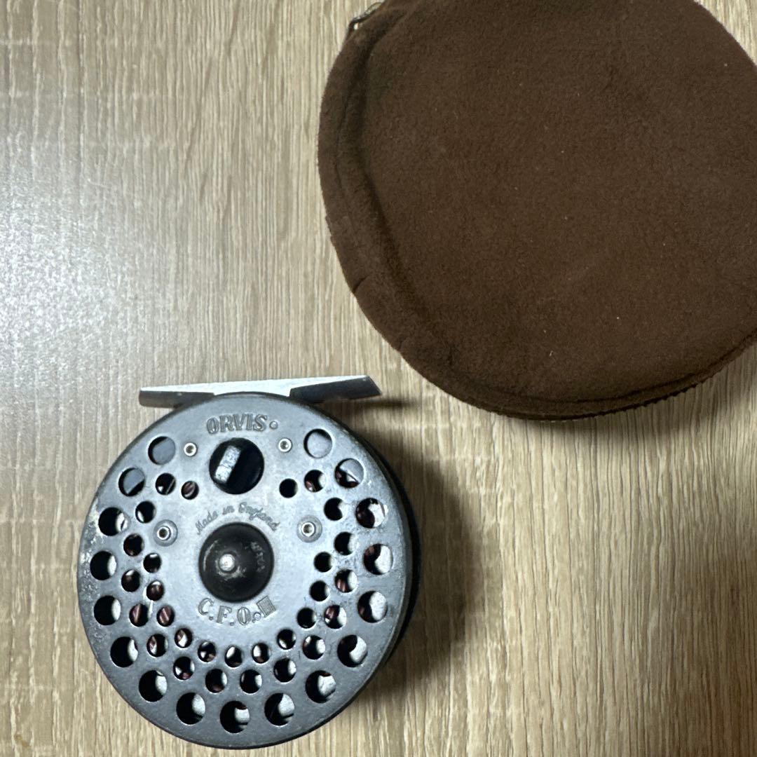 orvis cfolllフライフィッシング　フライリール　純正ポーチ付き