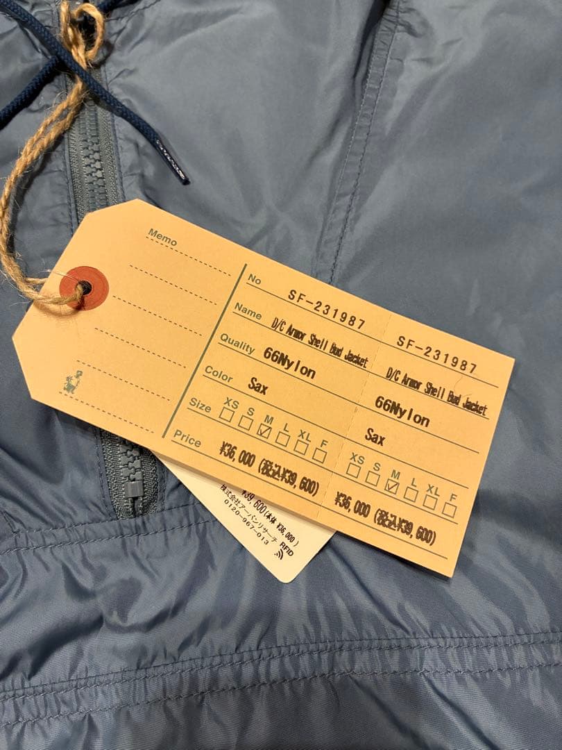 ジャケット・アウター SASSAFRAS/Armor Shell Bud Jacket M sax