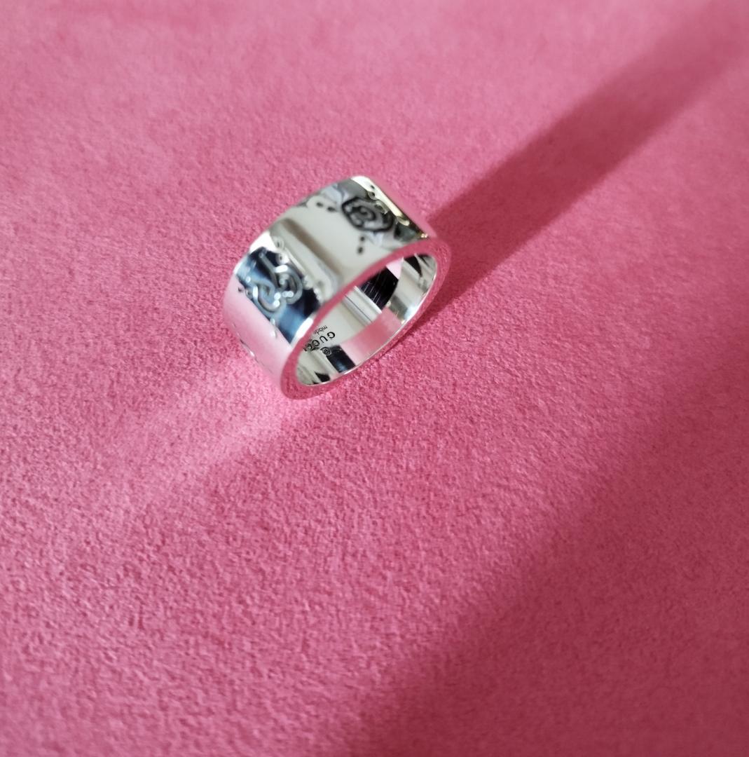 グッチ　ゴーストリング 13号( 日本size11.5号) 　ピンキー 美品