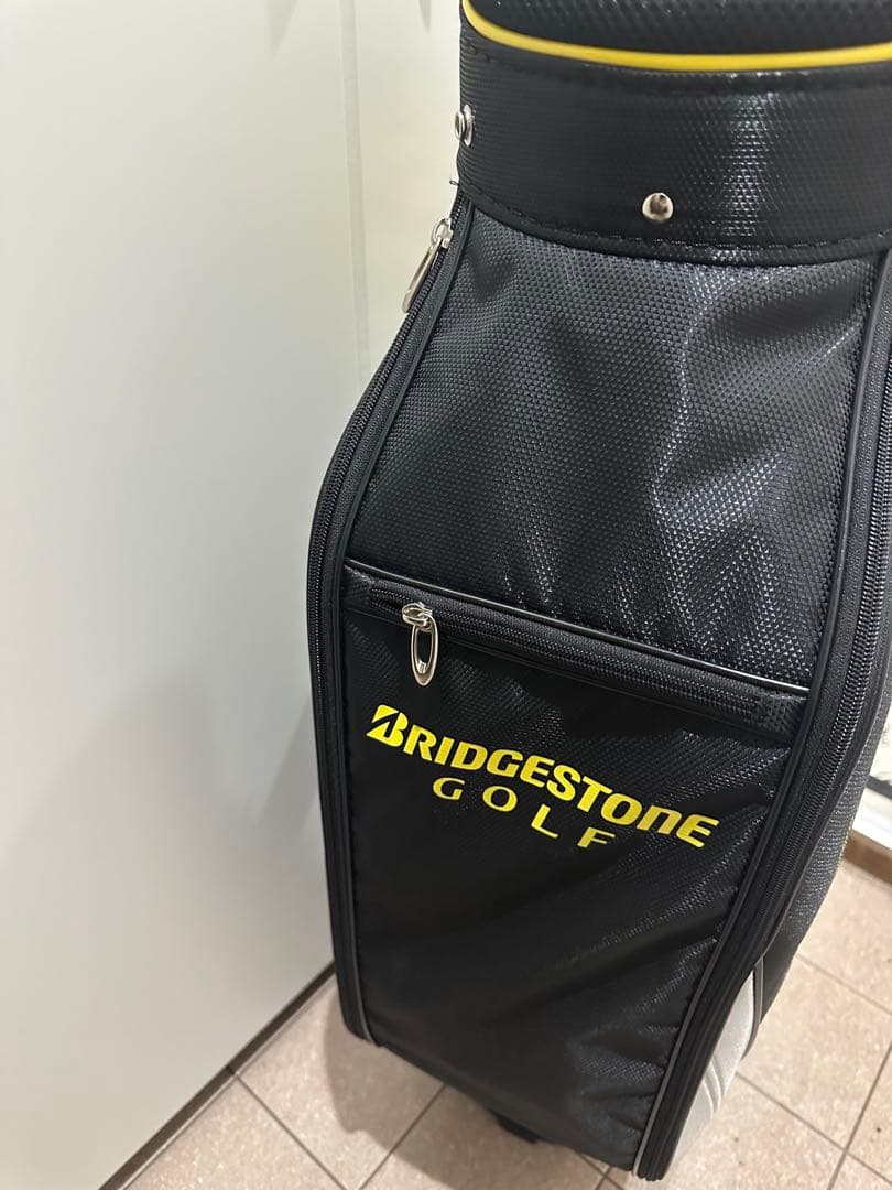 BRIDGESTONE GOLF キャディバッグ 黒／黄色