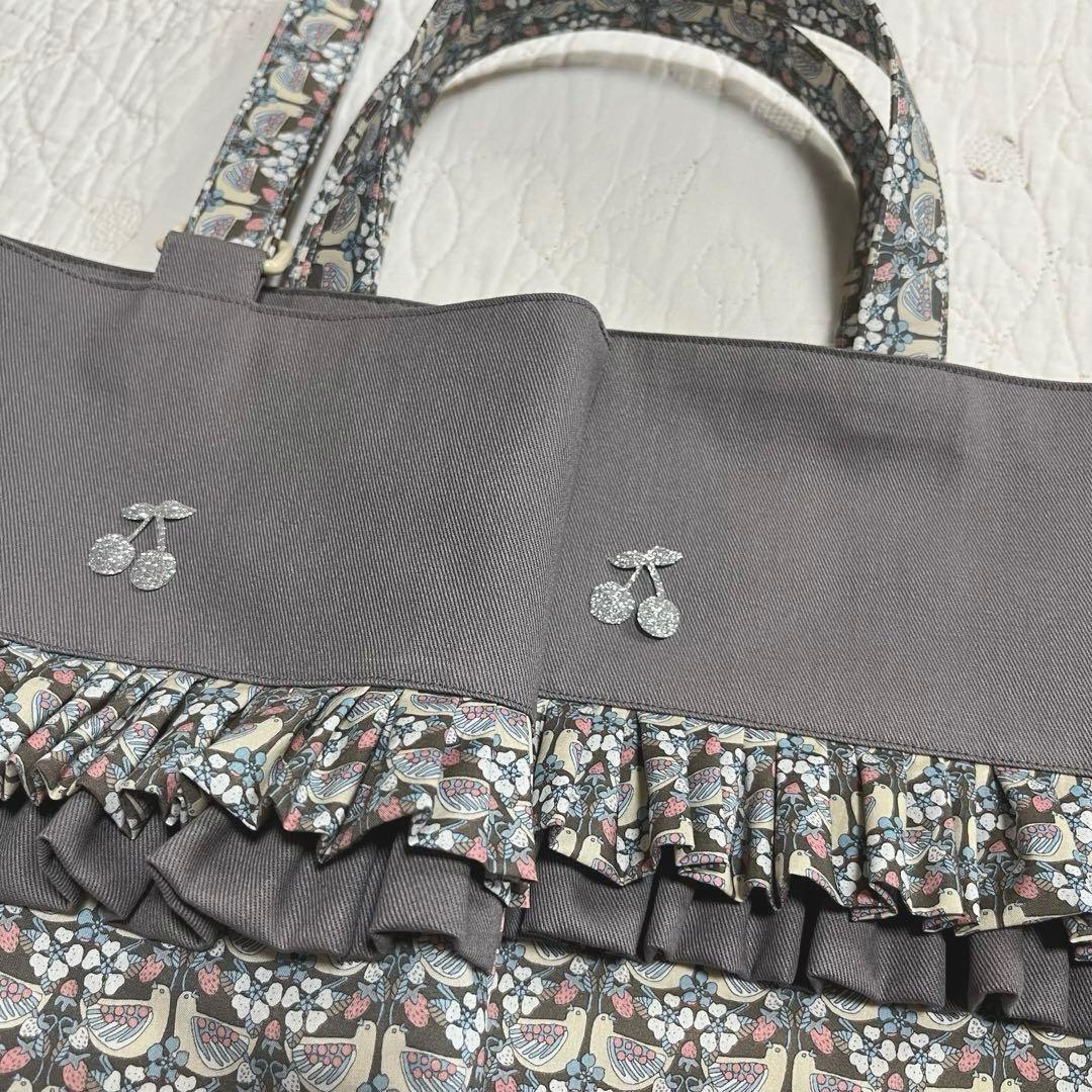 レッスンバッグ　着替え袋　靴袋　3点セット　リバティ　ストロベリーフィースト