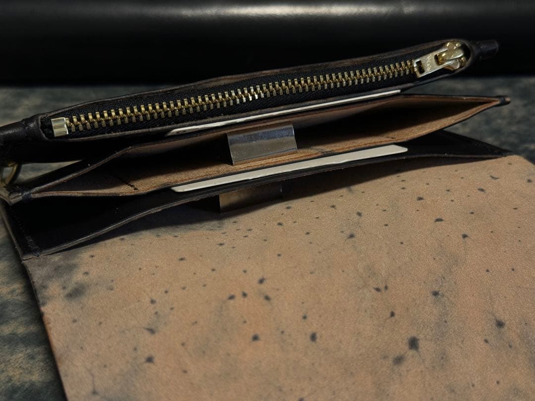 [わか]超希少!GUIDI社ホースバット黒トラッカーウォレット