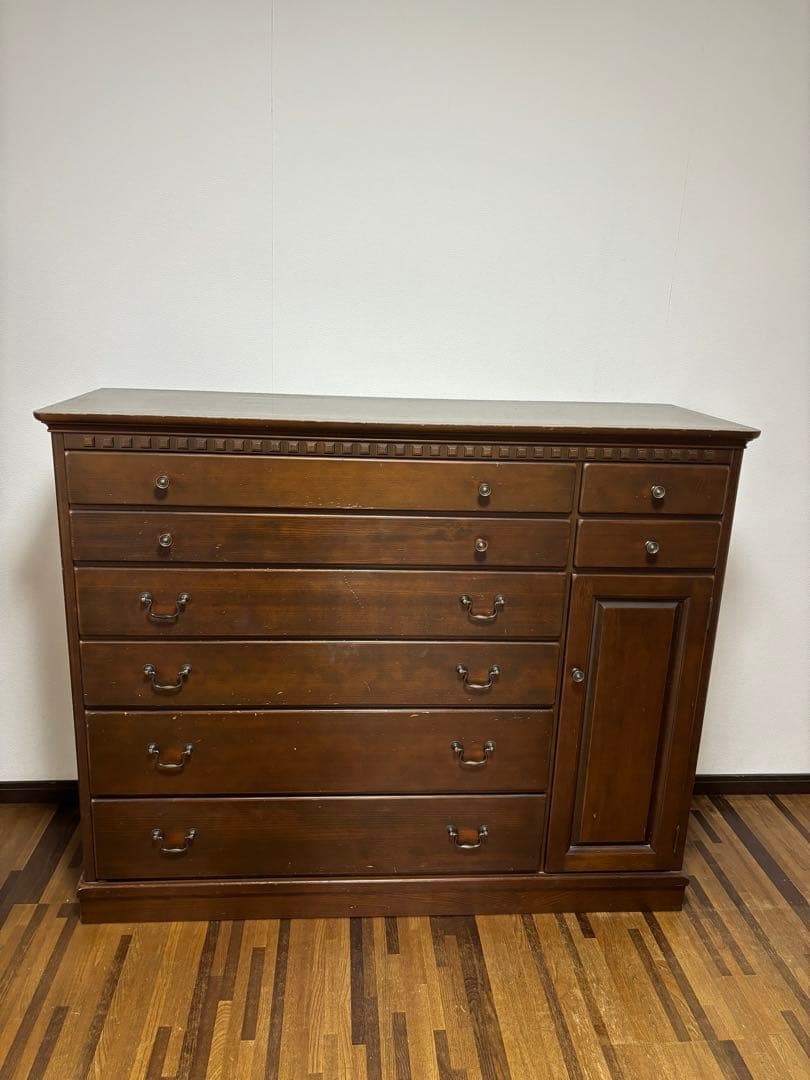 Tokai Kagu 木製ブラウンチェスト　箪笥