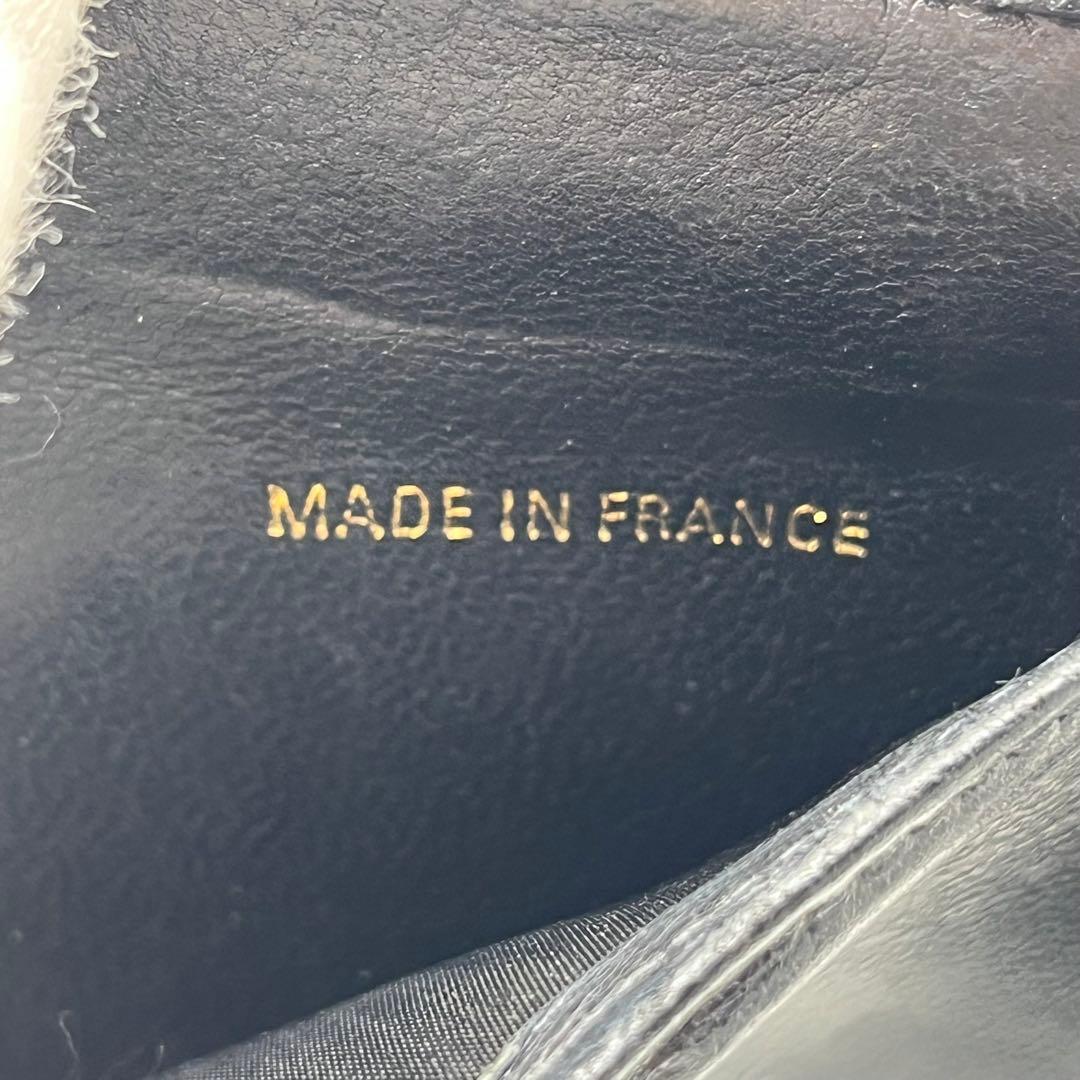 CHANEL 二つ折り財布 ココマーク キャビアスキン Wホック カード、箱付き