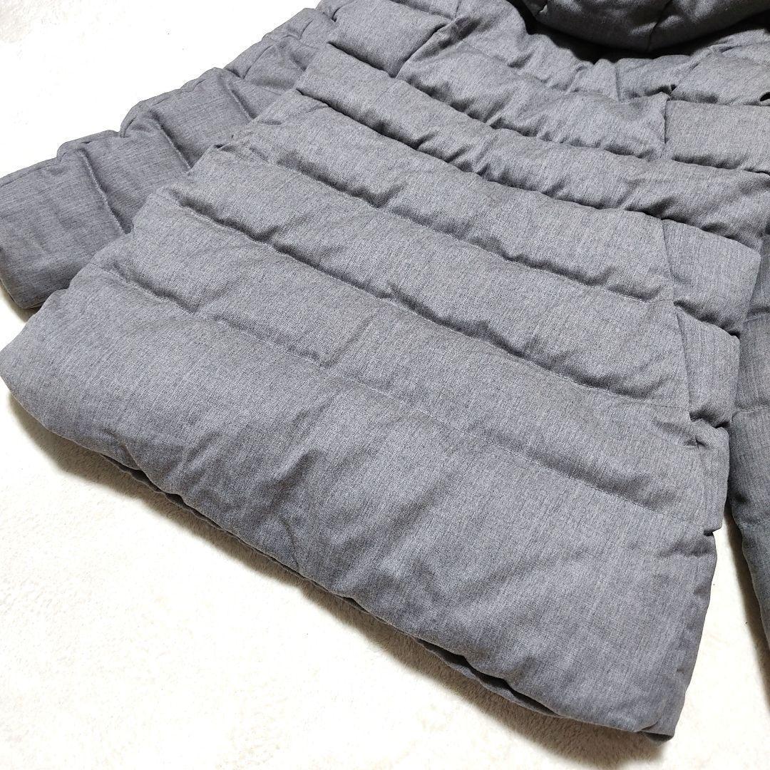 美品✨タトラス　セラミカ　ダウンコート　ウール　ファー　グレー