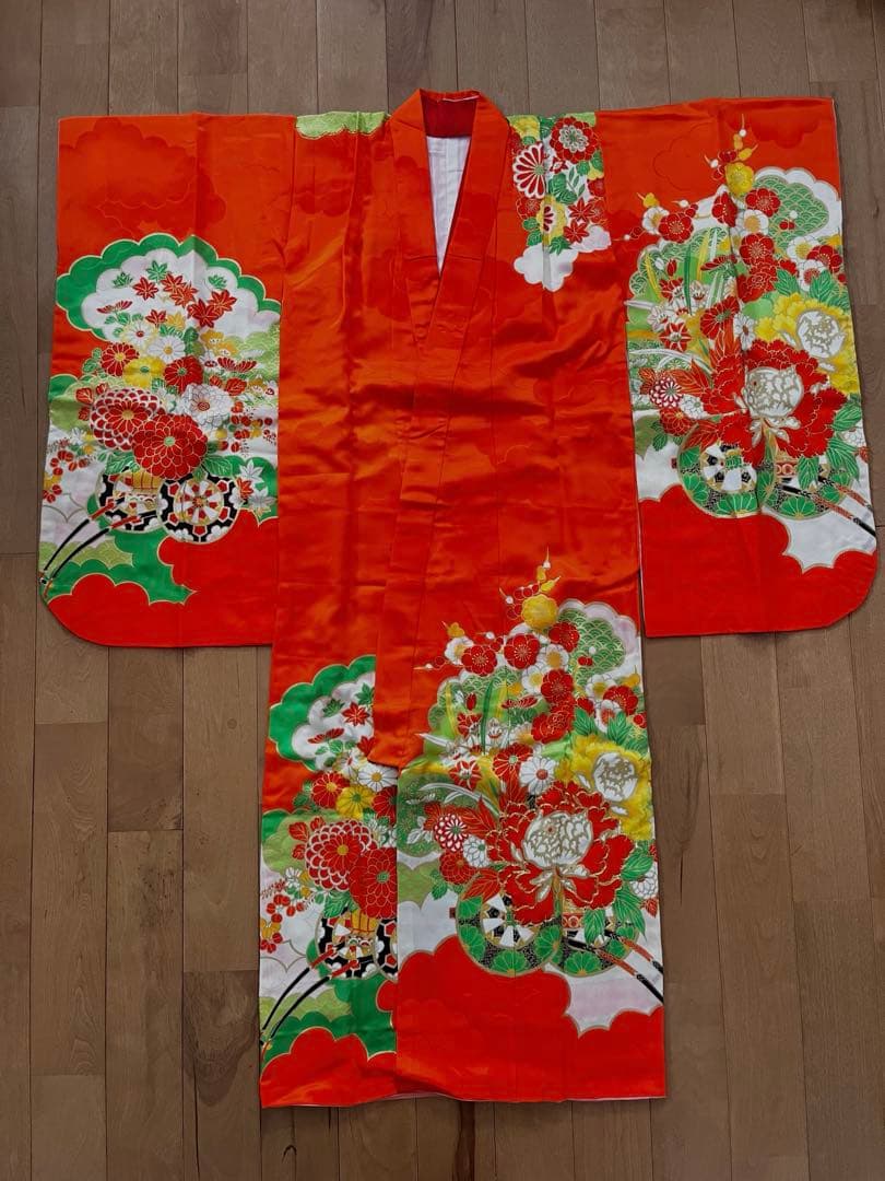 七五三7歳着物・髪飾りセット