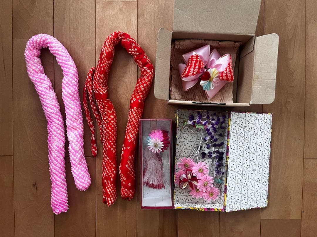 七五三7歳着物・髪飾りセット