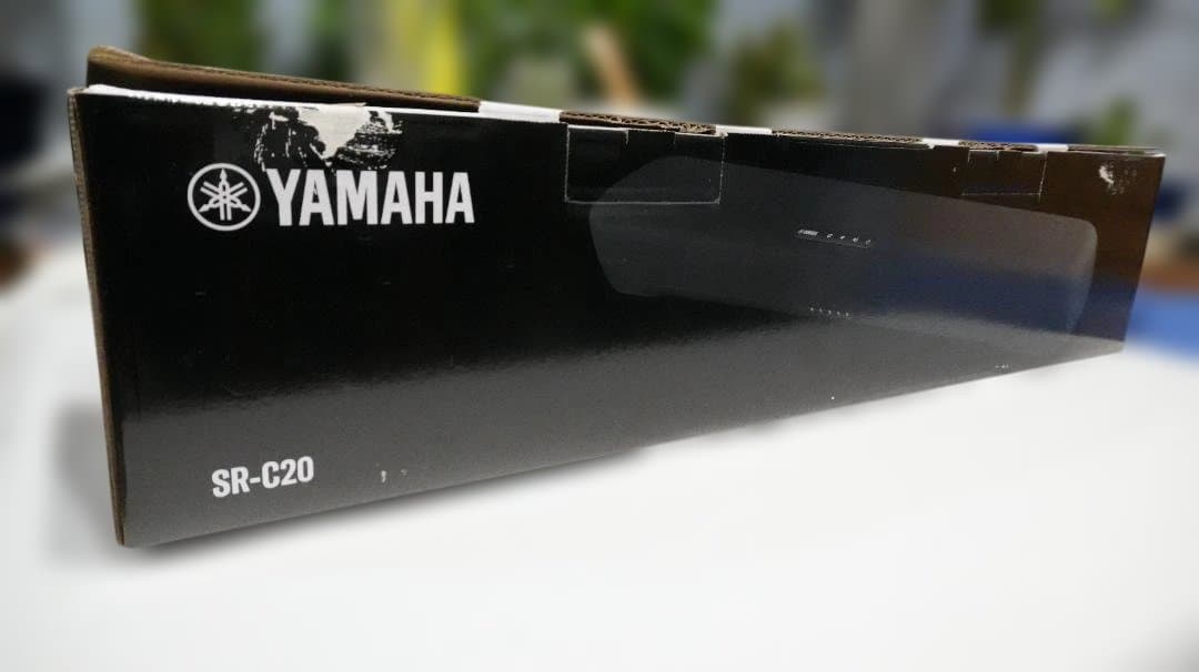YAMAHA サウンドバー SR-C20A　PCモニター下やTVの下に丁度いい！