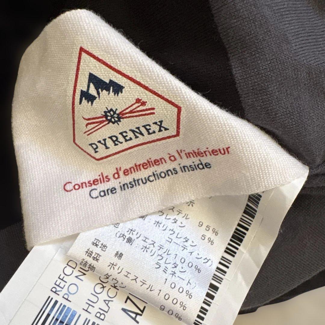 agnes b. AVEC PYRENEX ダウンベスト ブラック　ピレネックス