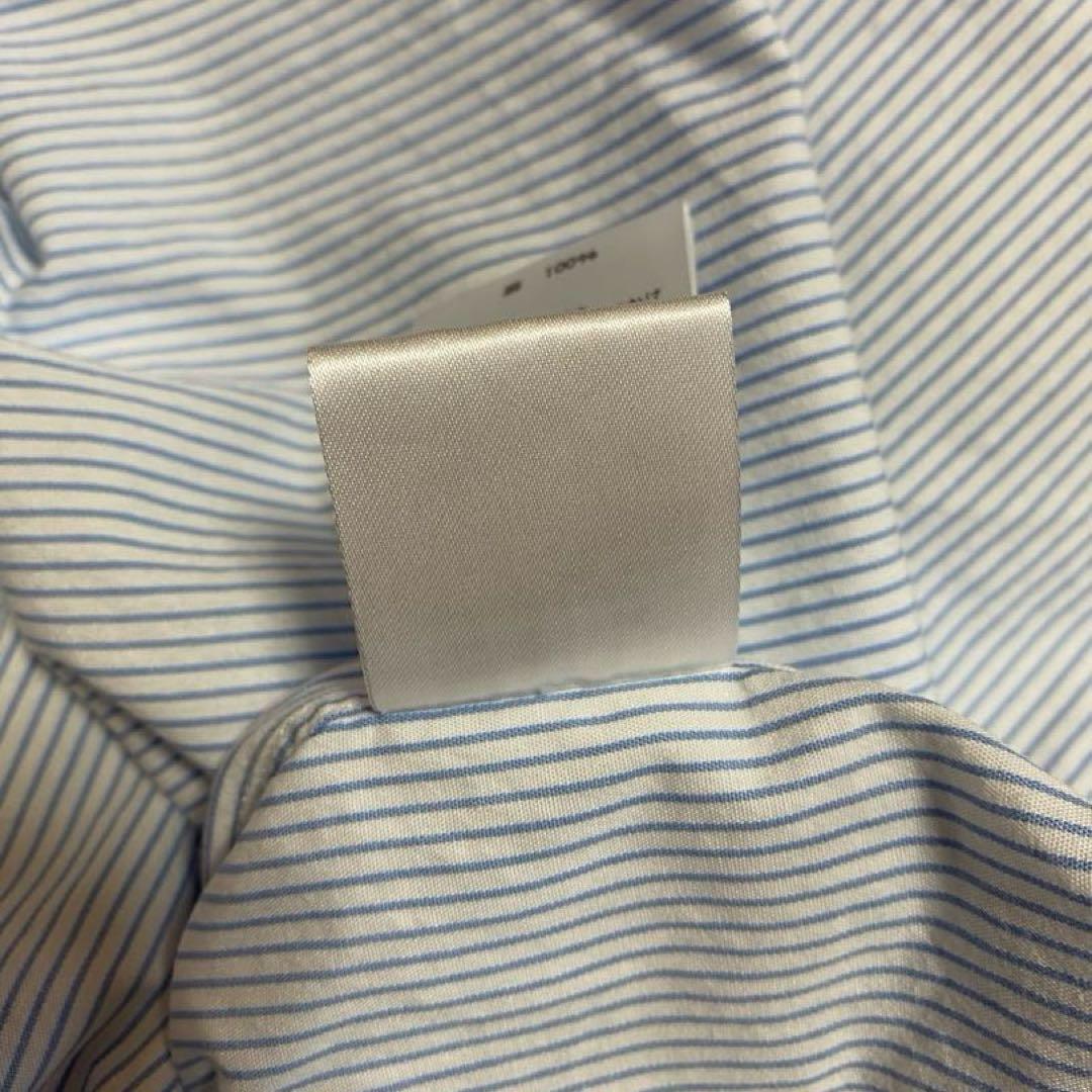 ナナミカ Regular Collar Stripe Wind Shirt