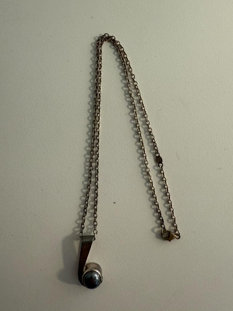   ハンスハンセン ヘマタイト ネックレス　#4506-4