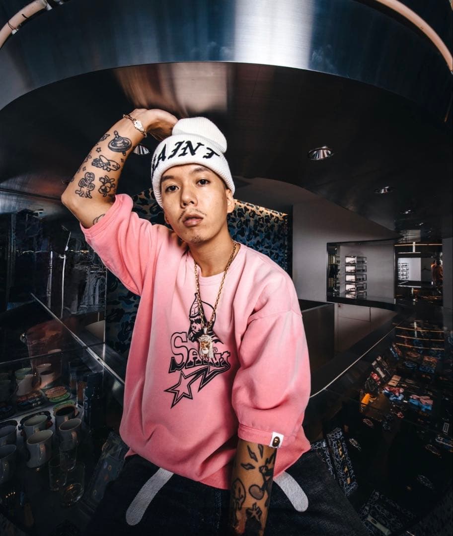 SAINT Mxxxxxx × A BATHING APE Tシャツ