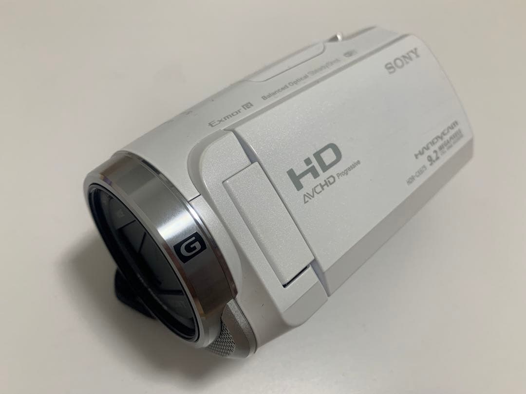 ＊美品＊　SONY HDR-CX675 ホワイト　ビデオカメラ本体　早い者勝ち！