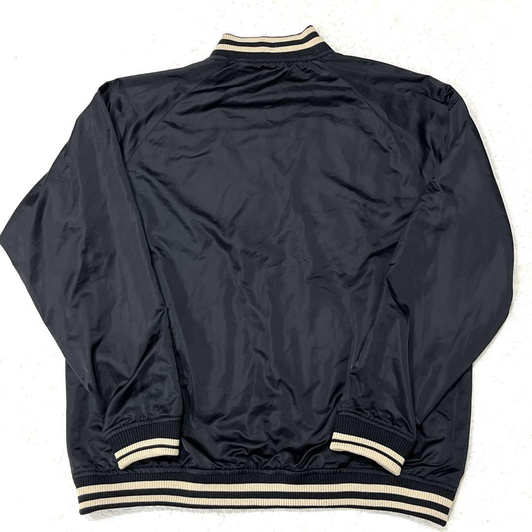 【XXL】絡繰魂 和柄 金魚 桜 リバーシブル 刺繍 スカジャン 刺繍