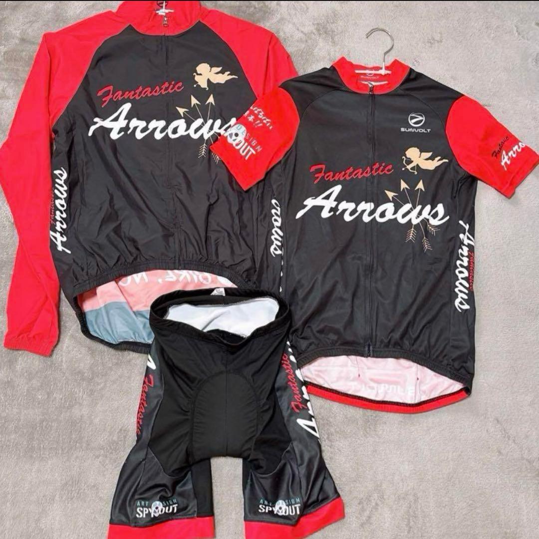 ファンタスティックアローズ◆サイクルジャージ3点セット◆Sサイズ
