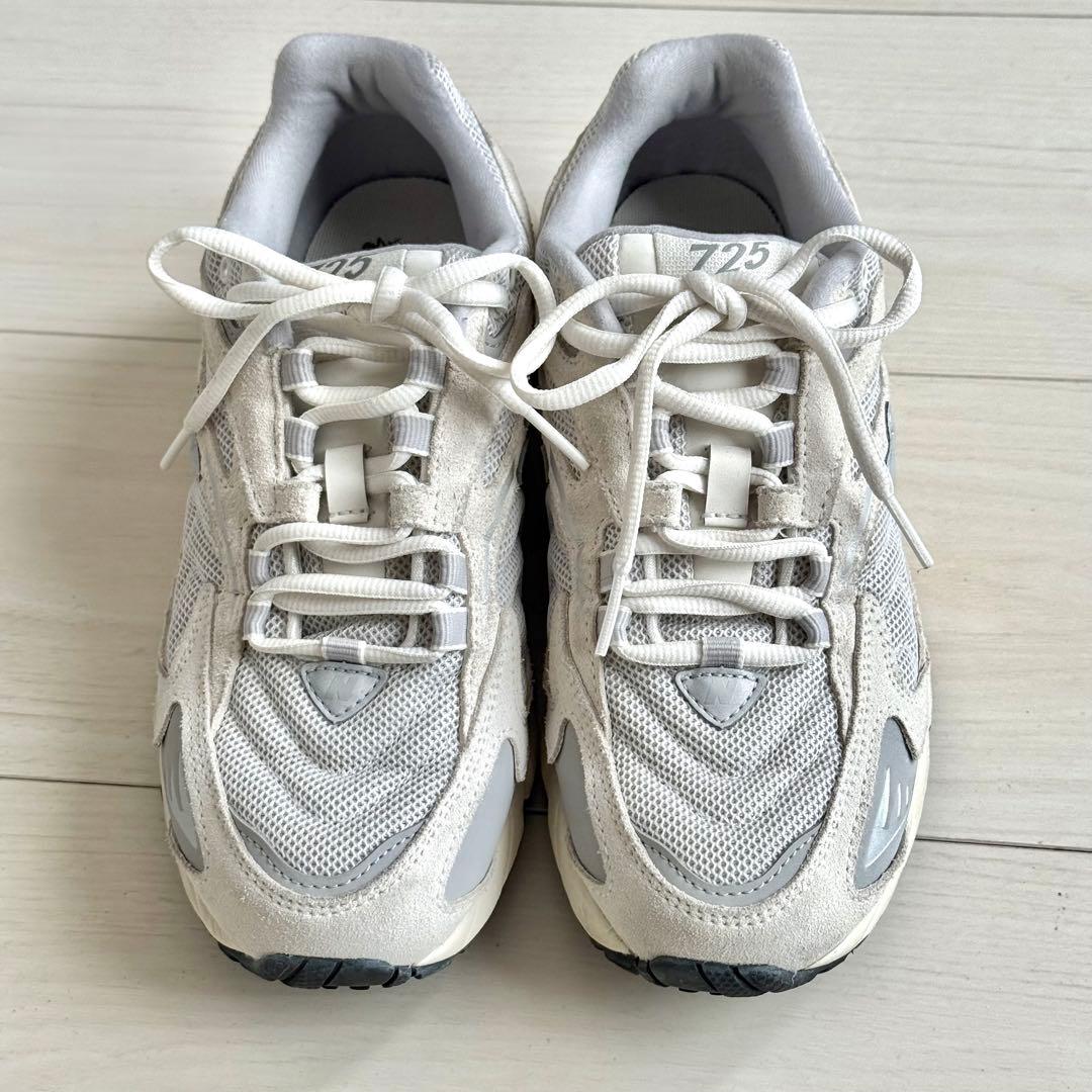 New Balance 725 ホワイト/グレー スニーカー 24cm