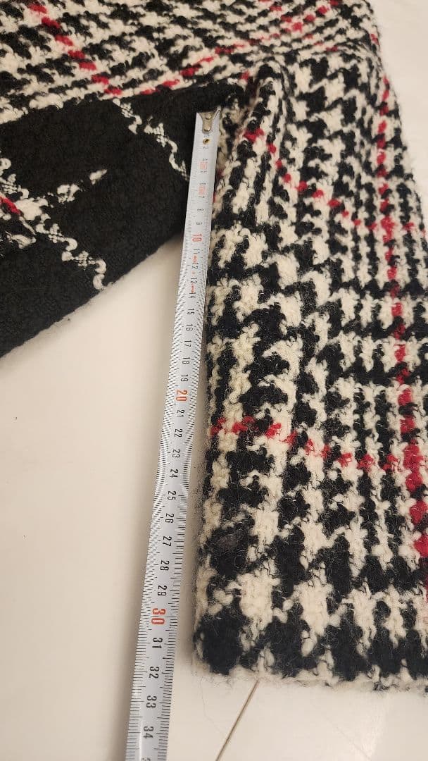 グレースゴンチネンタル　ダイアグラム　チェック柄ロングコート　36