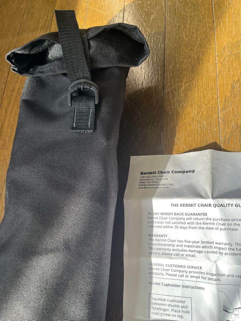 カーミットチェア ブラック　Kermit Chair アウトドアチェア　正規品