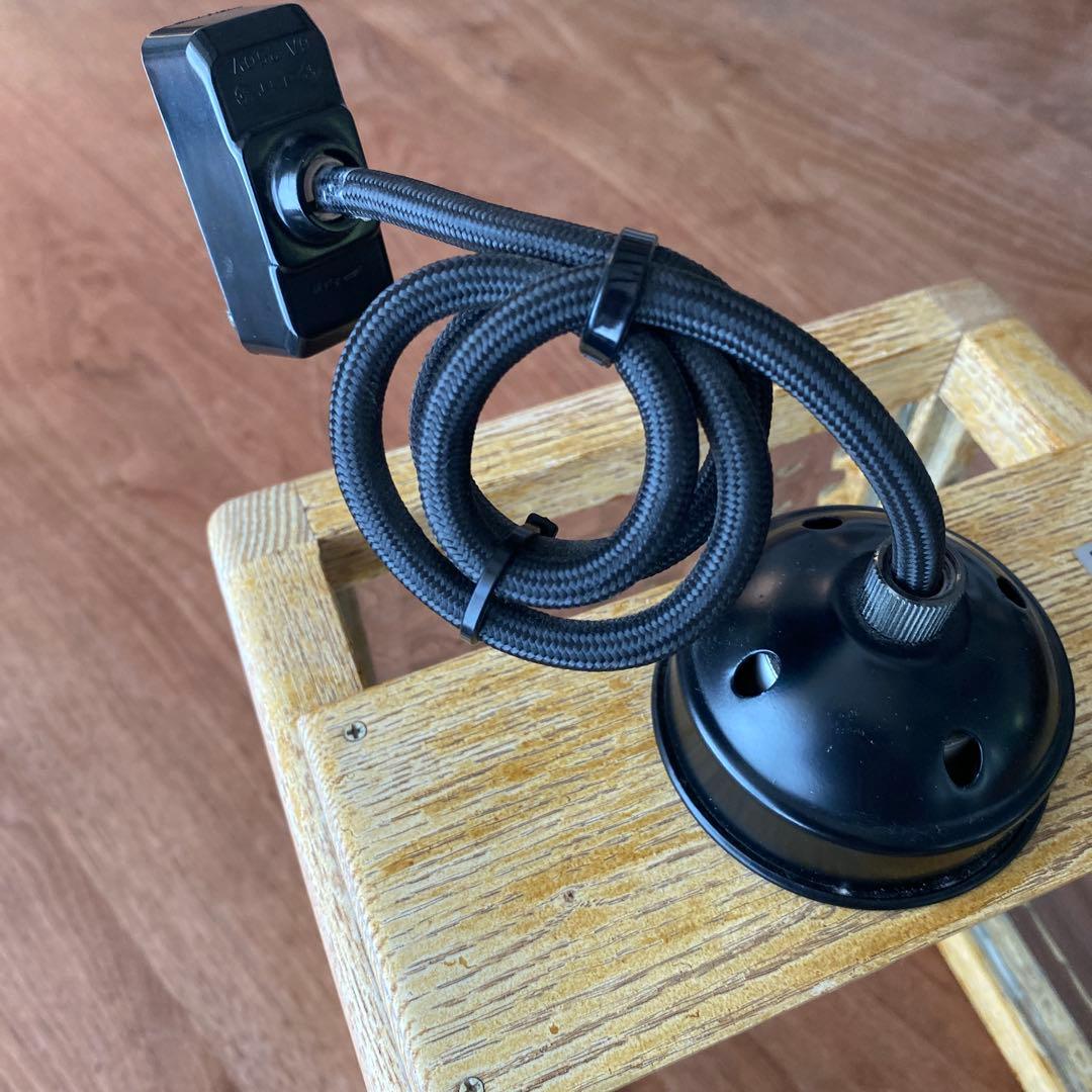 HOM houzeクロスペン　無垢材×チェッカーガラススクエアペンダントライト