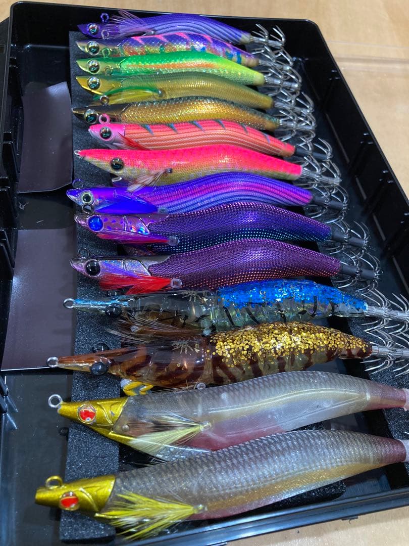 ダイワエメラルダス等エギ14本セット（3号10本、3.5号4本）