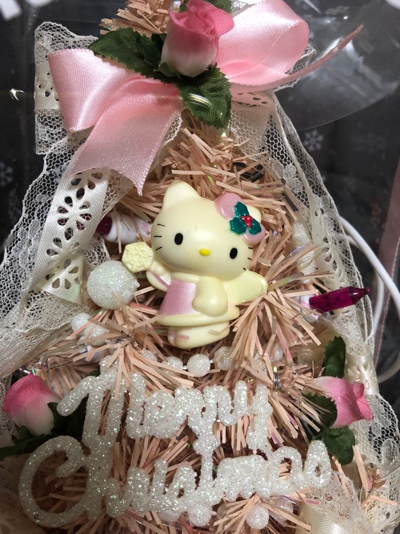 激レア サンリオ ハローキティ 光るクリスマスツリー