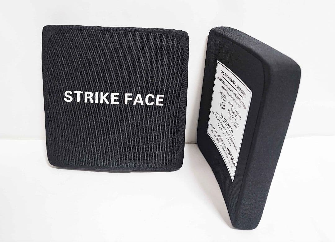 NIJ IV レベル４ サイドプレート 防弾プレート 6x6インチ 2枚セット