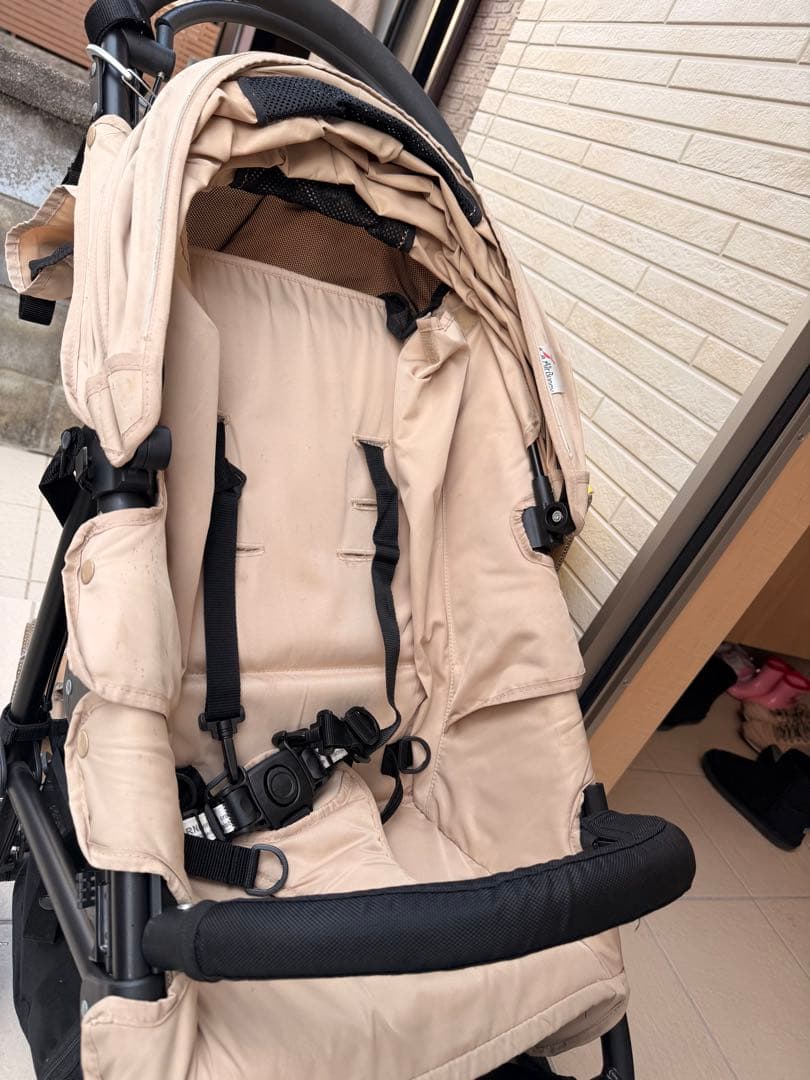 エアバギーココ　キャメル　ベビーカー　ブレーキモデル レインカバー