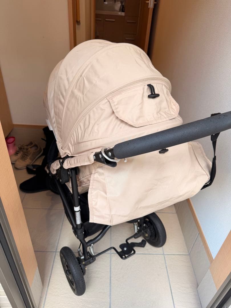 エアバギーココ　キャメル　ベビーカー　ブレーキモデル レインカバー
