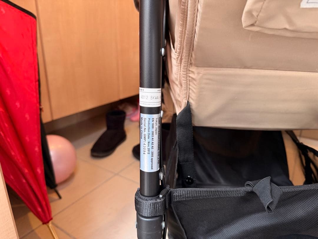 エアバギーココ　キャメル　ベビーカー　ブレーキモデル レインカバー