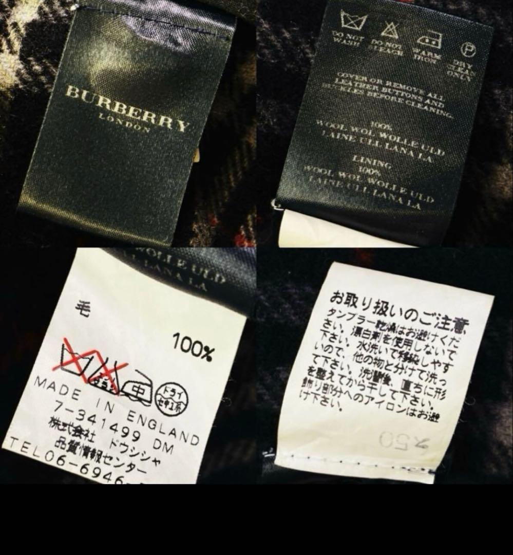 BURBERRY LONDON ウールダッフルコート　バーバリーコート