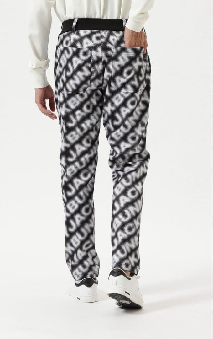 新品 パーリーゲイツ ジャックバニー エアシャット裏フリース防風パンツ(6)LL